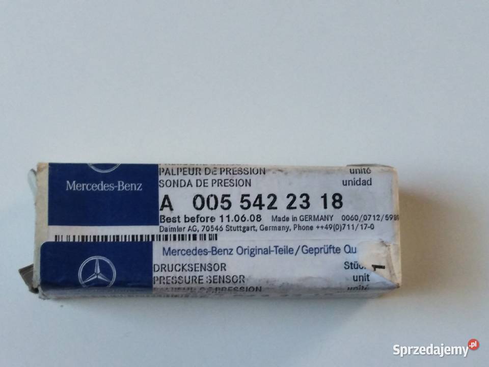 Czujnik ciśnienia RDK Mercedes W220 A0055422318 Wschowa