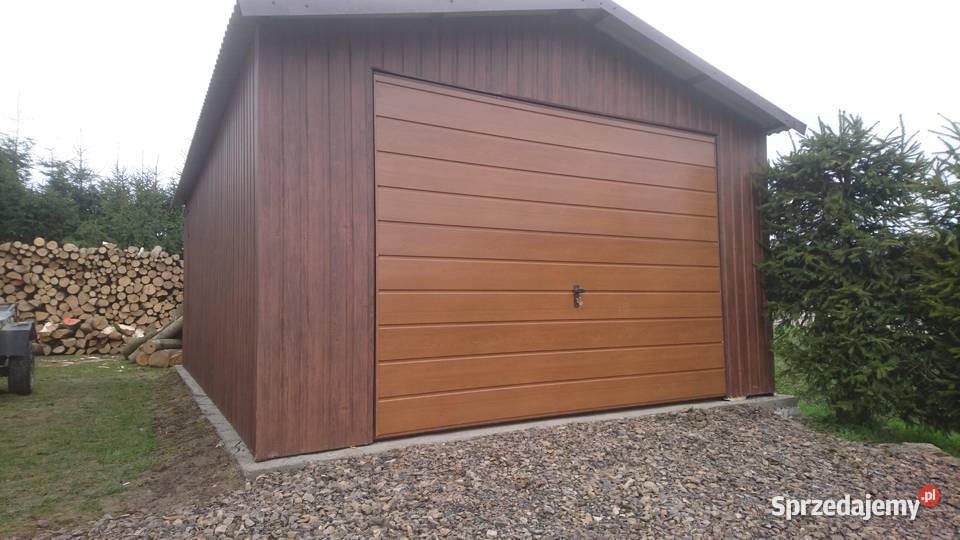 Garaż Blaszany Drewnopodobny Garaże Blaszane dolnośląskie Wrocław