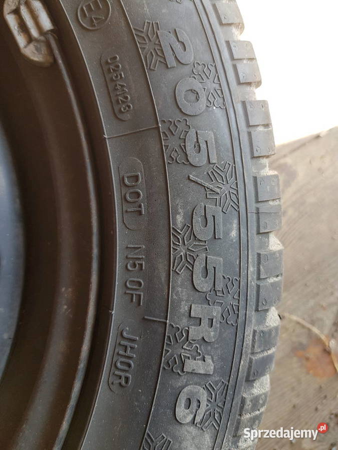 komplet opon zimowych dunlop 20555r16 55 Warszawa
