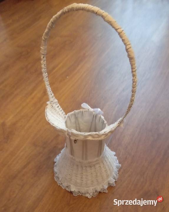 Kosze z kwiatami i bez papierowa wiklina kujawsko-pomorskie Koronowo