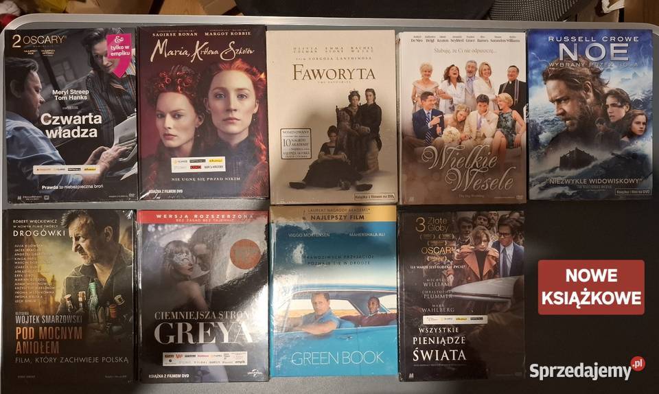 Kolekcja Filmów DVD Część Nowych w Folii 140 Filmy Sochaczew sprzedam