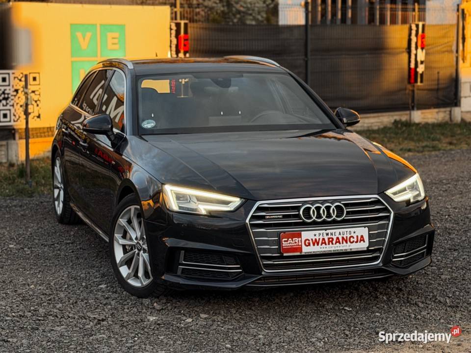 Audi A4 B9 30 Diesel Quattro 3xSline FullOpcja asystent parkowania Chorzele