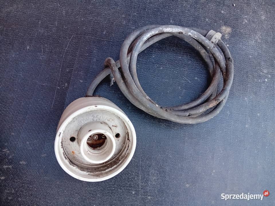 Oprawa porcelanowa ceramiczna do żarówki loft Dębica sprzedam