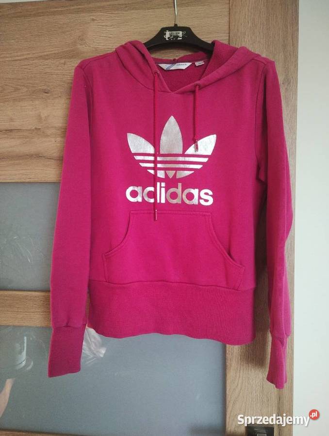Fuksjowa bluza Adidas różowy Moda i Styl Bochnia