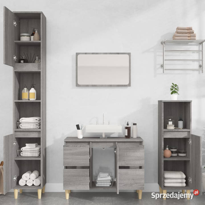 Szafka pod umywalkę szary dąb sonoma 80x33x60 Warszawa