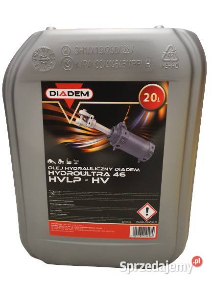 Olej Hydrauliczno przekładniowy Diadem HVLP46 podkarpackie Łańcut