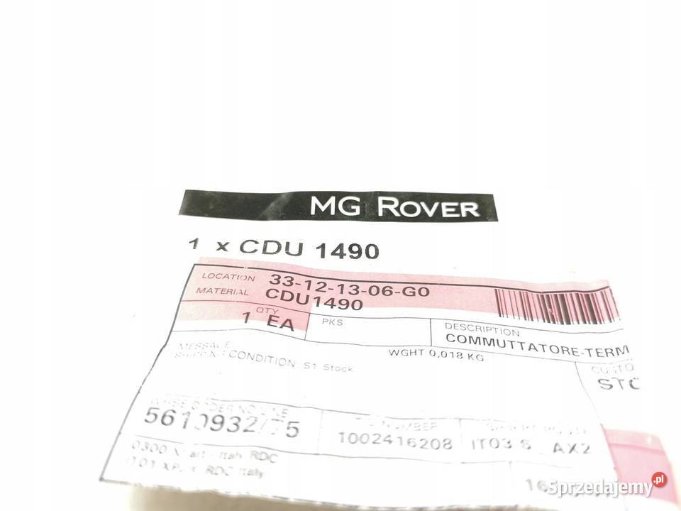 WŁĄCZNIK TERMICZNY ROVER 25 45 800 ORIGINAL OE