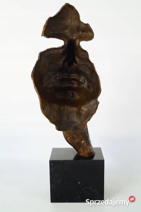 Figura z brązu CISZA Salvador Dali rzeźba piękna wielkopolskie Gizałki