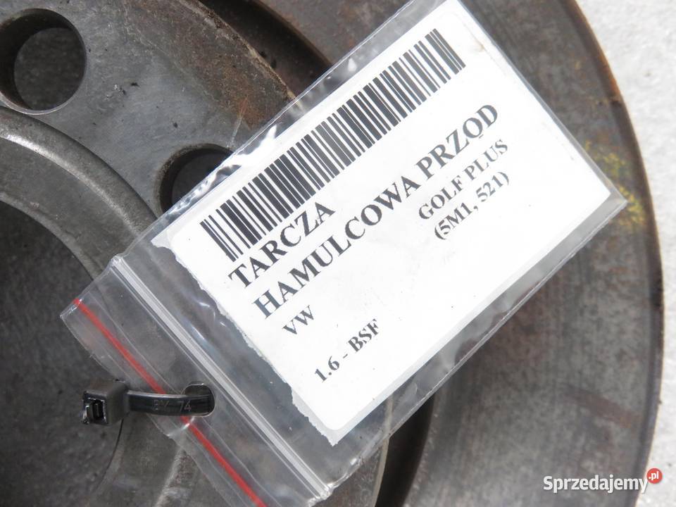 2x TARCZA HAMULCOWA PRZÓD VW GOLF PLUS 16 BSF