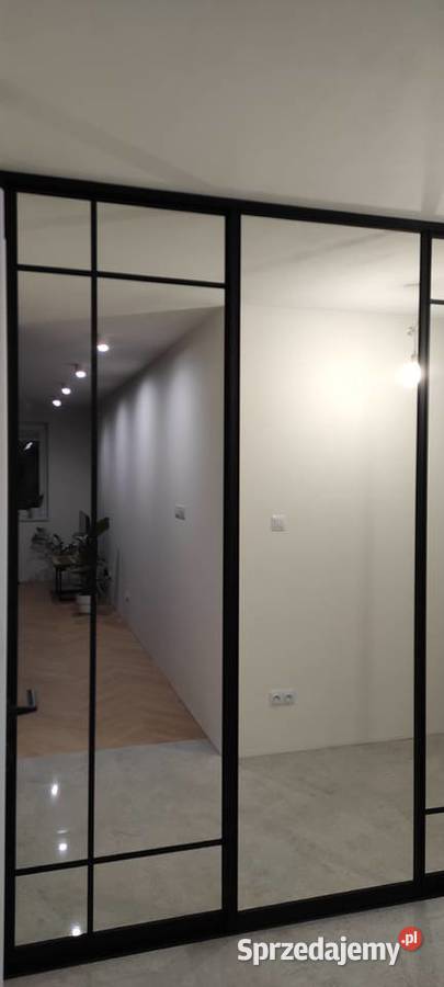 Fronty Przesuwne Loft Czarny Struktura Na Wymiar Lublin