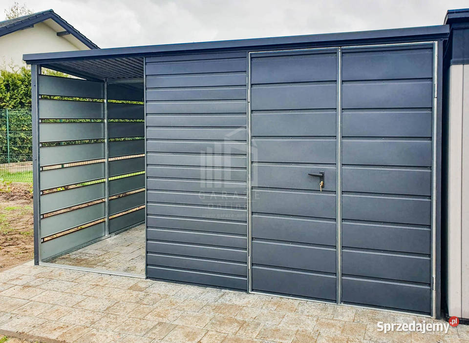 Schowek Domek Ogrodowy 3x2m wiata 15x2m Brama Ciechanów