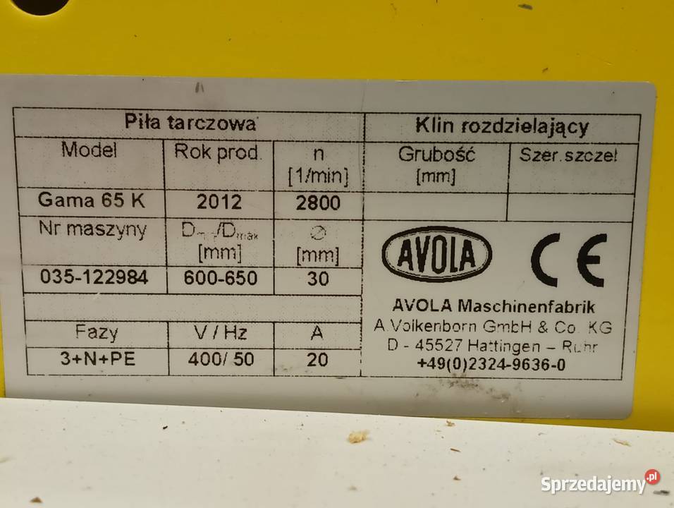 Piła ciesielska AVOLA Wejherowo