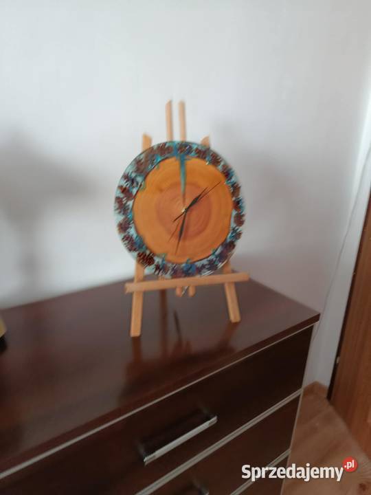 Zegar z drewna Katowice sprzedam