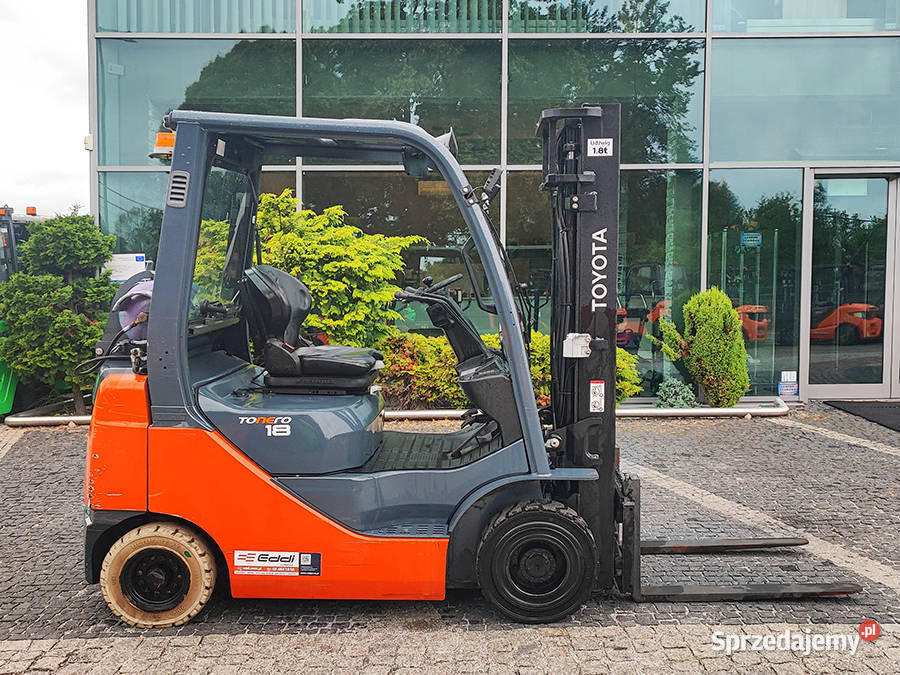 Wózek widłowy Toyota 028FGF18 18 t duplex 33 m gaz Wózki widłowe Kęty sprzedam