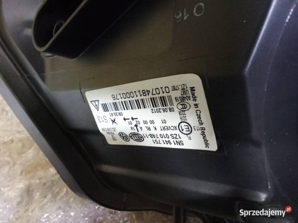 VW TiguanI lift reflektory bixenon LED skrętny osobowe Lampy przednie Kamieniec Wrocławski