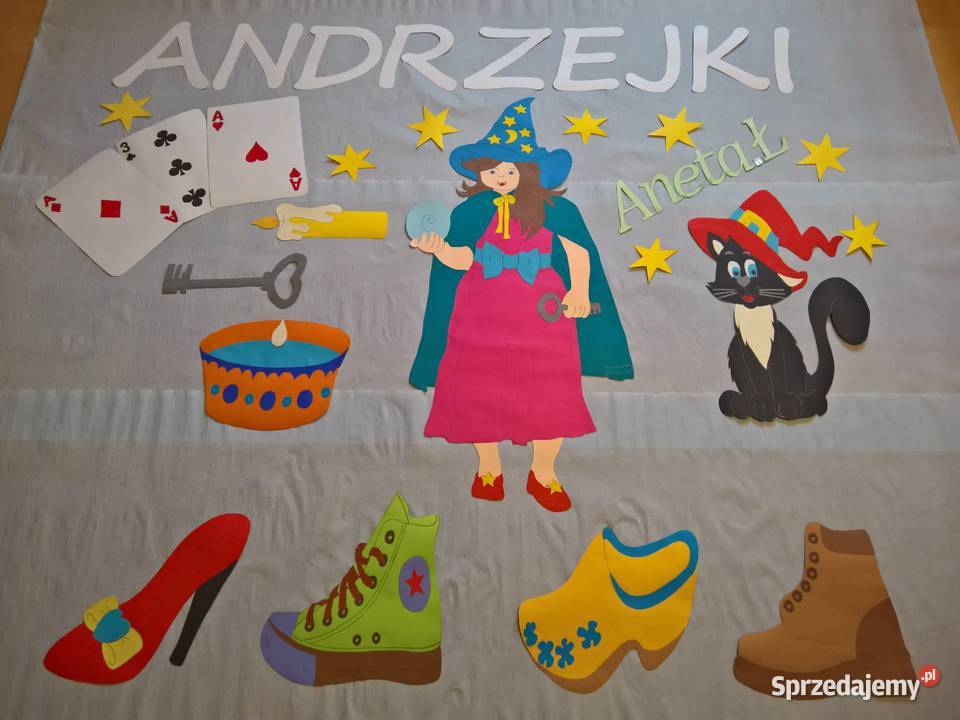 Dekoracje na Andrzejki z brystolu Ryki