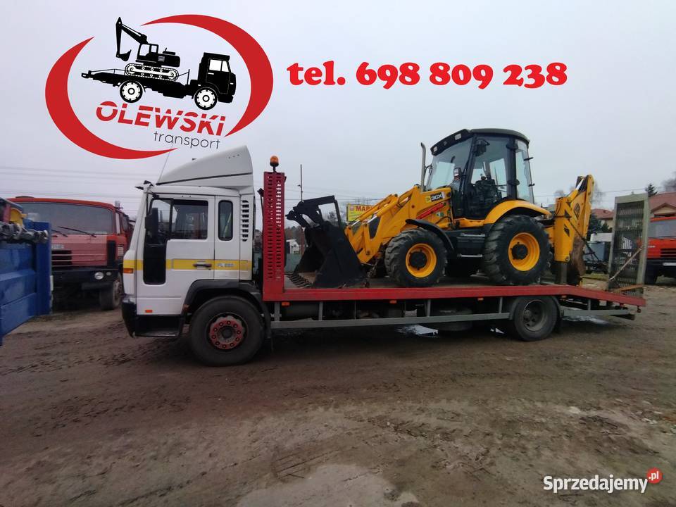 Transport maszyn pomoc drogowa auto pomoc Konin