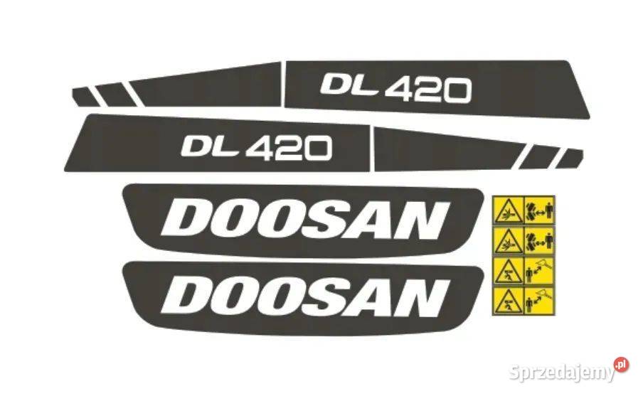 Naklejki oklejenie DOOSAN DL420 Zamiennik Janików