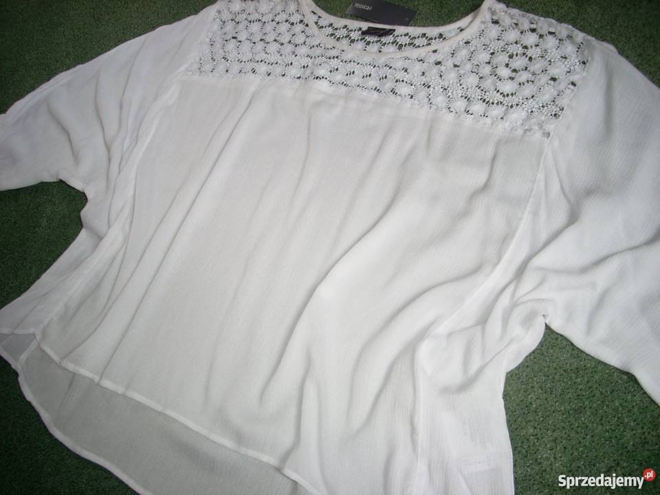 CA bluzka koszula KORONKA karczki NOWA 44 46 XXL Nowy Sącz sprzedam