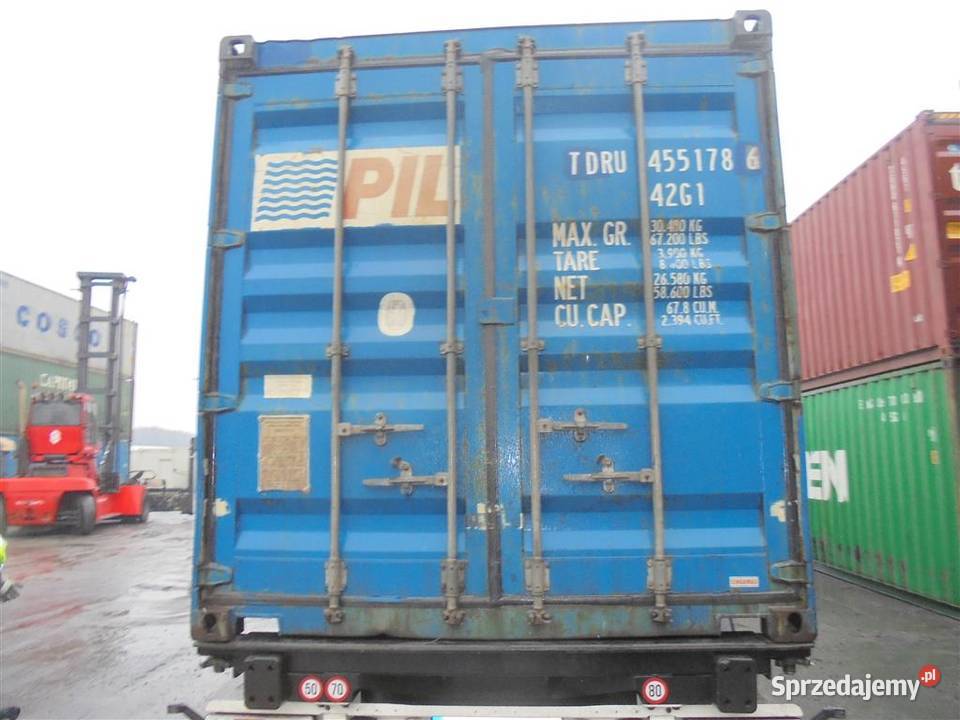 Kontener morski magazynowy 40DV używany 12 m Lublin