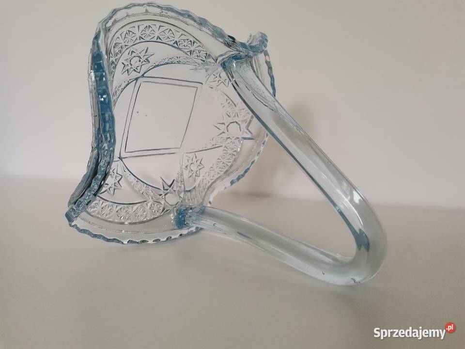 Stary koszyk koszyczek Caryca szkło Ząbkowice Katowice