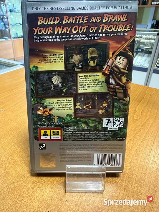 Gra na PSP Lego Indiana Jones The Original Sony PSP Elbląg