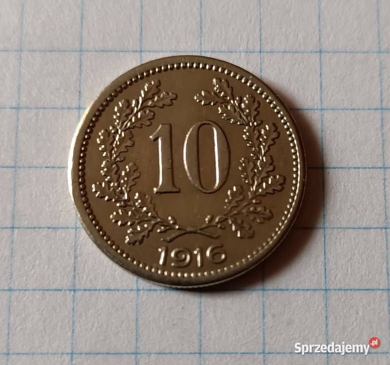 10 HALERZY 1916 AUSTROWĘGRY