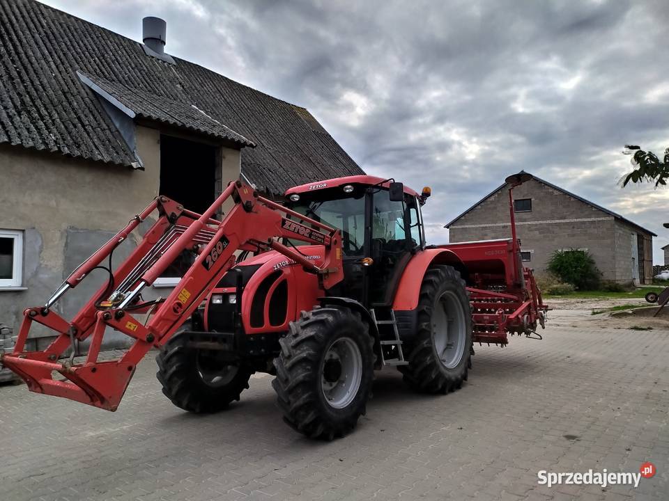 Ciągnik Zetor Forterra 11441 z ładowaczem nieuszkodzony Ciągniki