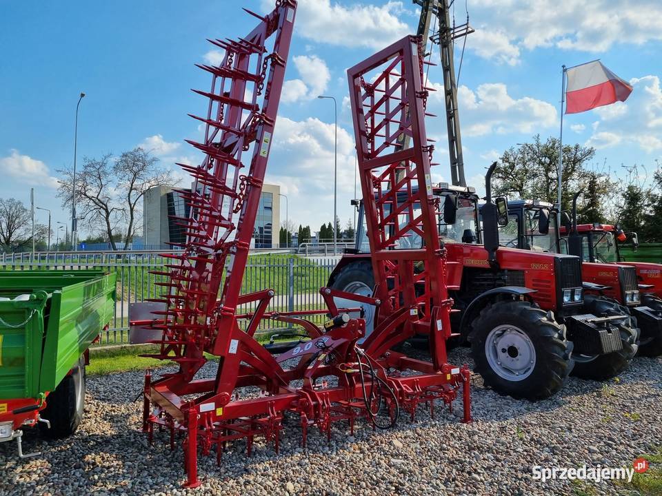 Brony zębowe polowe ciężkie 9 polowe PRODUCENT Maszyny uprawowe Ciechanów