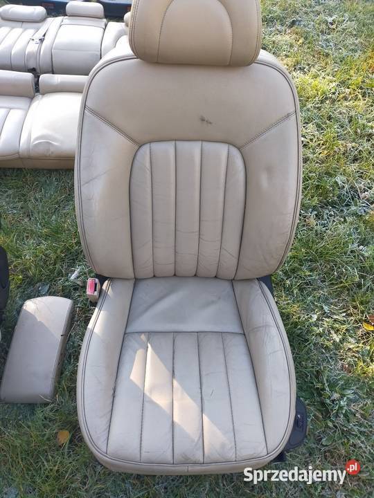 Peugeot 407 wnętrze komplet bananowe skóry Fotele i kanapy Zwoleń