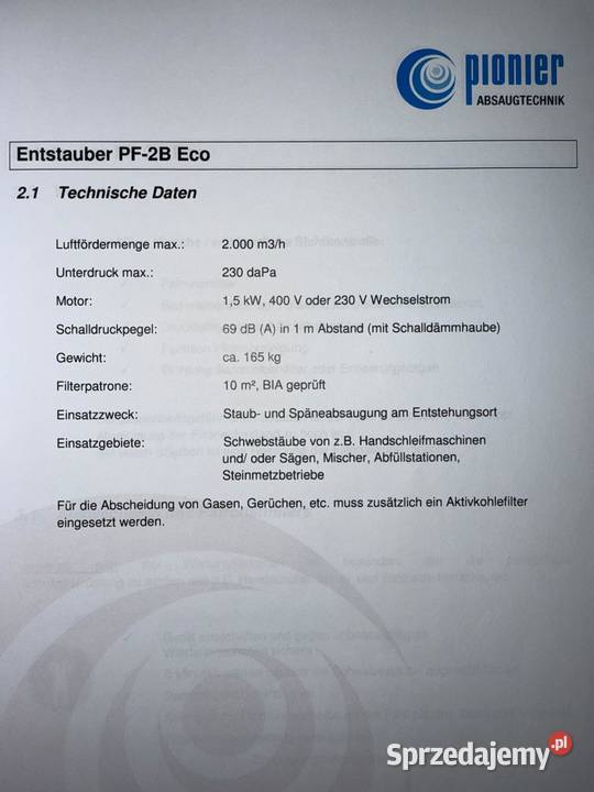 Odciąg pyłu wyciąg dymu spawalniczego filtr Zdziechowice