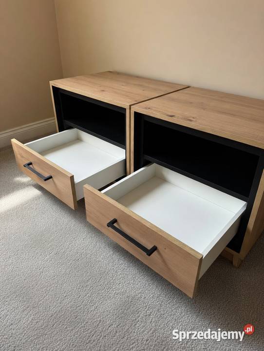 Szafka nocna 2 sztuki komplet dąb artisan stan 42cm Siedlce