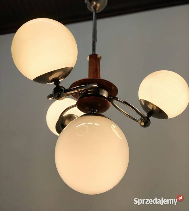 żyrandol sufitowy art Deco vintage lata 50te Radomsko sprzedam