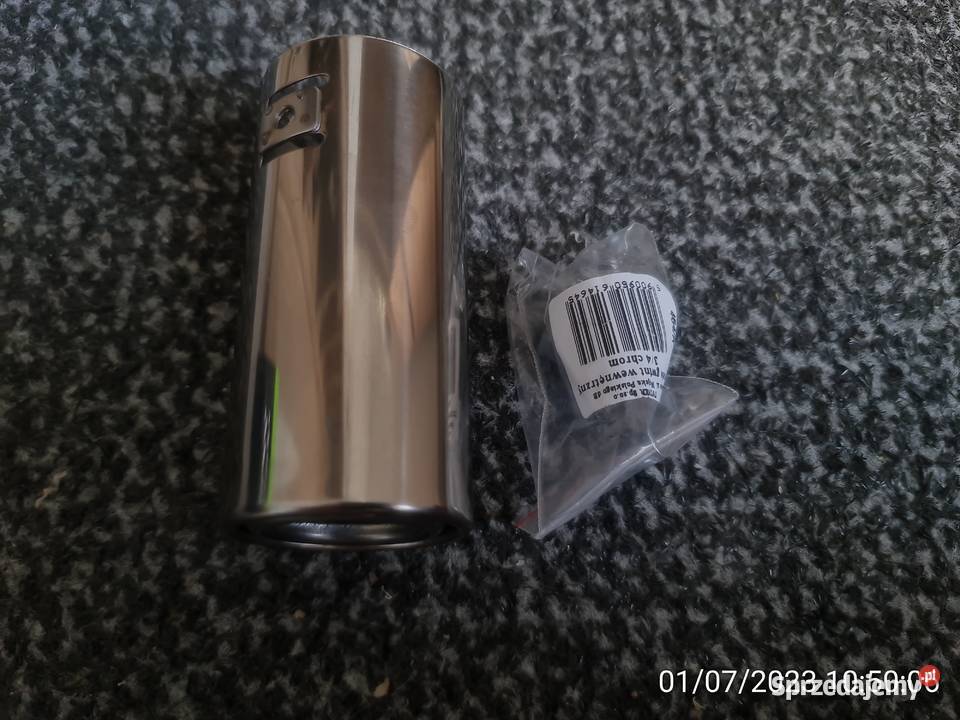 Nakładka niklowana końcówka wydechu 50 mm Chełmża