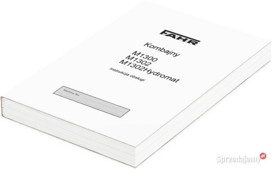 Deutz Fahr VB 2190 Instrukcja katalog napraw wielkopolskie Szamotuły