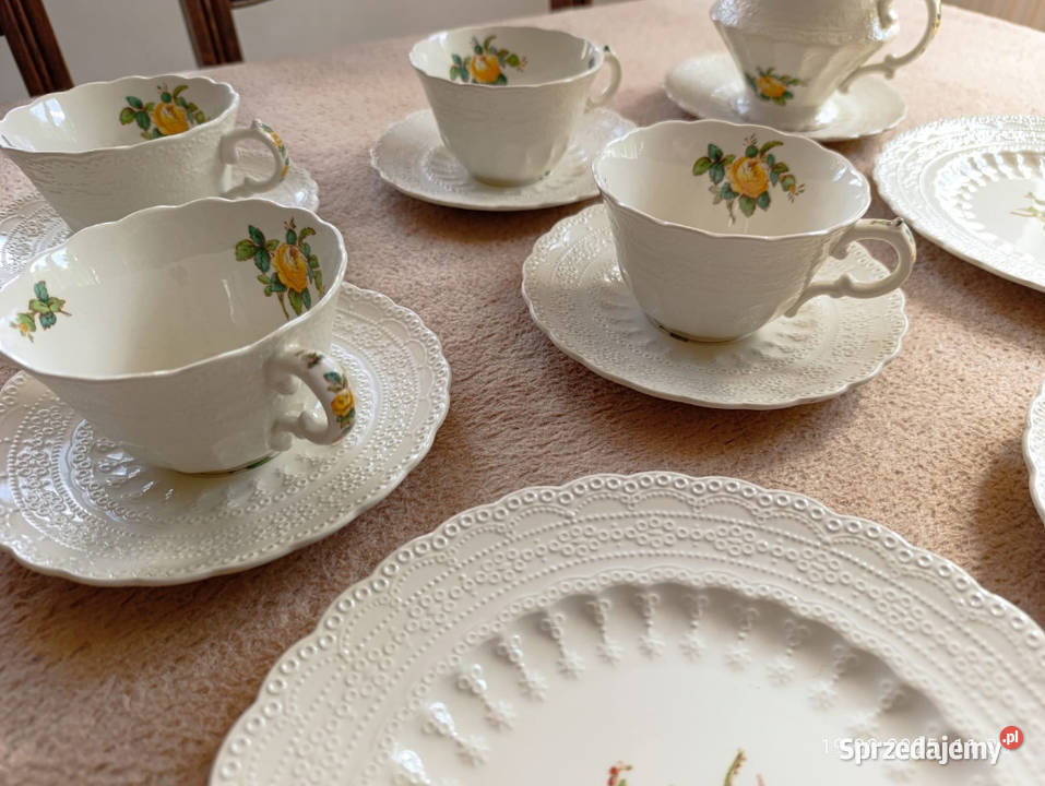 Spode Billingsley Rose komplet do herbaty Białystok