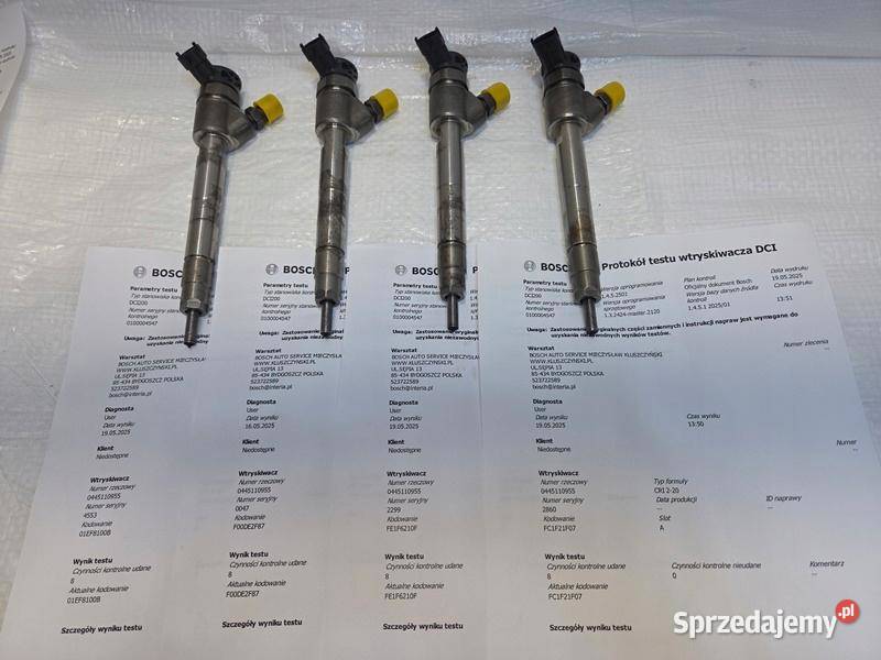 WTRYSK WTRYSKI WTRYSKIWACZE OPEL CROSSLAND 15 osobowe