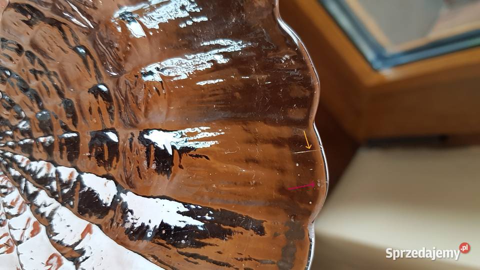 Talerzyk Cora 2 ok 175 Ząbkowice kolorowe szkło Dąbrowa Górnicza