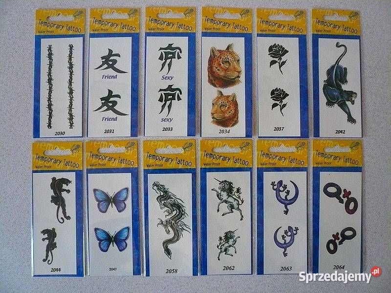 Tatuaże Made in Israel Wodoodporne Rzeszów sprzedam