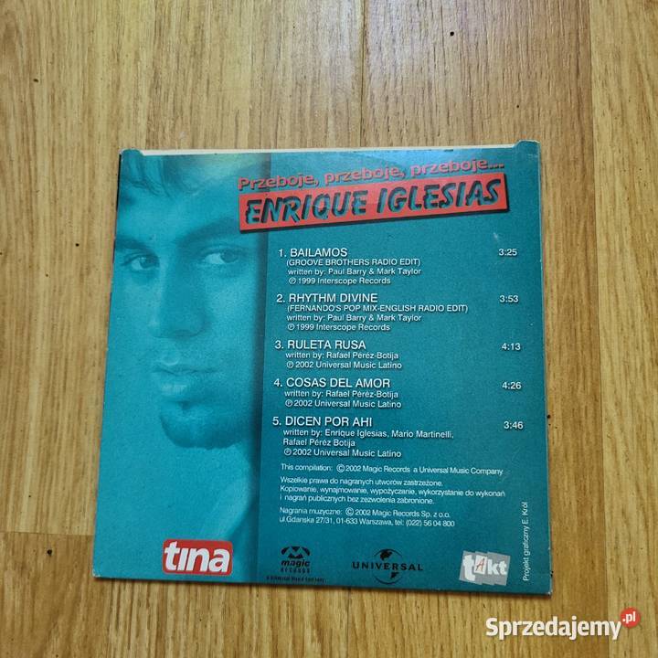 40Enrique Iglesias na płytach CD Bydgoszcz