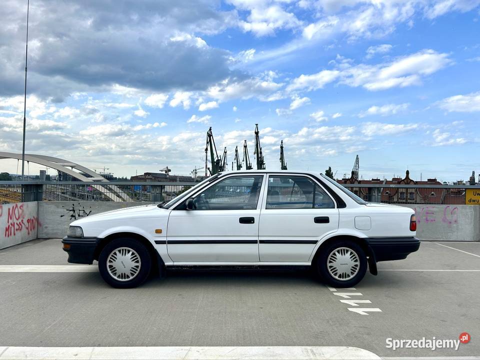 Toyota Corolla E9 XL Salon Polska Czarne Tablice biały Corolla Gdańsk sprzedam