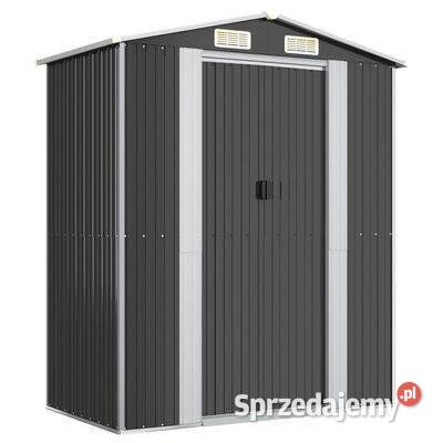 Szopa ogrodowa antracytowa 192x108x223 stal sprzedam