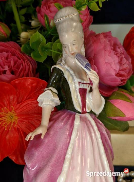 Rosenthal figurka dama z wachlarzem rarytas Kraków