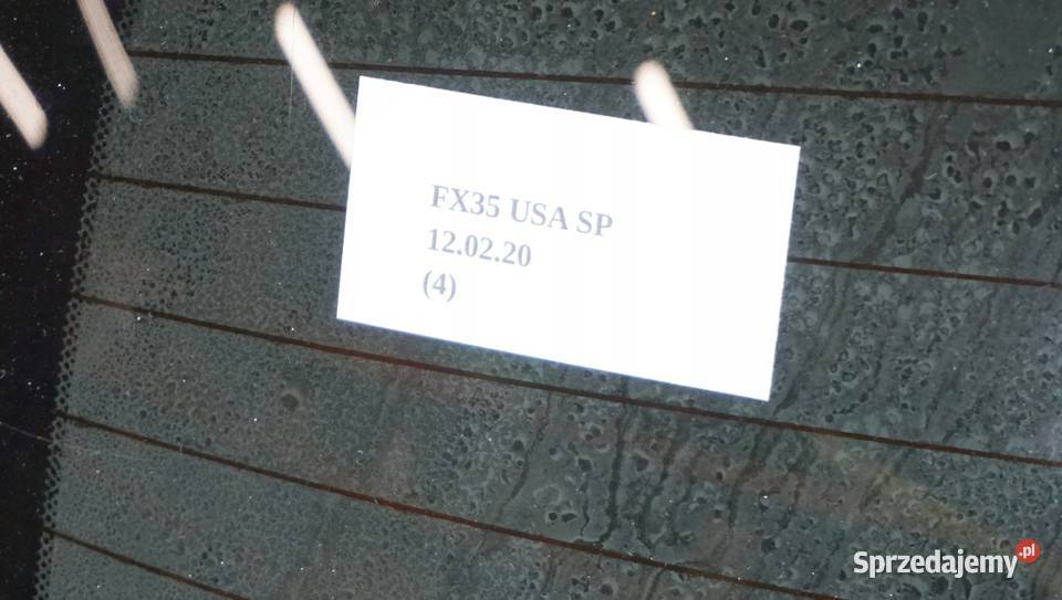 LAMPA TYŁ W KLAPĘ INFINITI QX70 FX35 USA 09 Nowy Tomyśl sprzedam