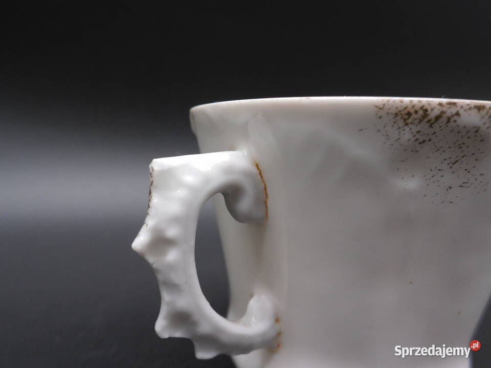 Stara Secesyjna filiżanka espressomokka Ręcznie Raszków