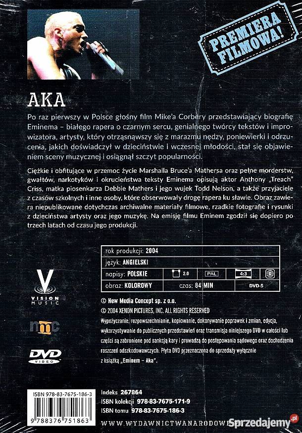 EMINEM AKA LEGENDY MUZYKI dokument Kalisz sprzedam