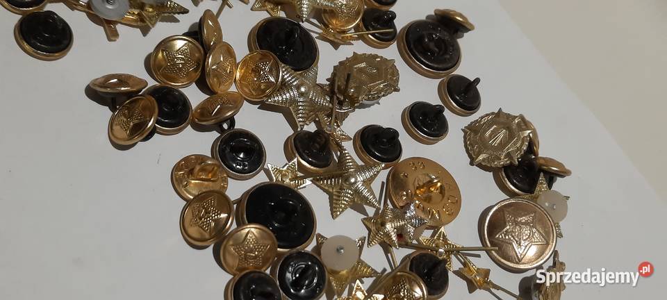 odznaczenia guziki ZSRR zestaw 5 n01 Warszawa