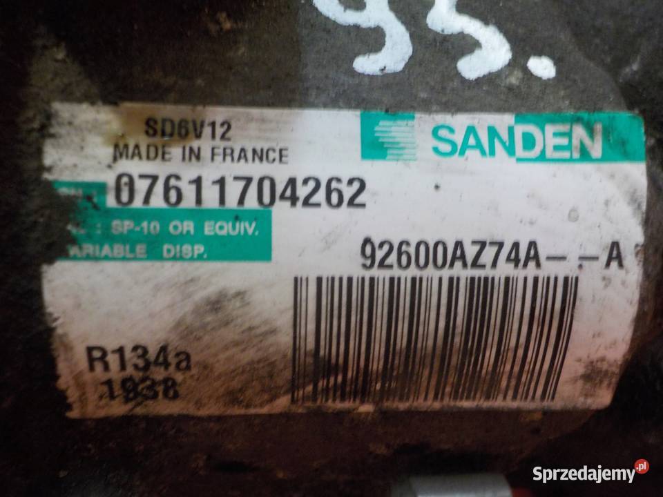 JUKE QASHQAI SCENIC MEGANE 15 DCI 12r sprezarka osobowe Suków sprzedam