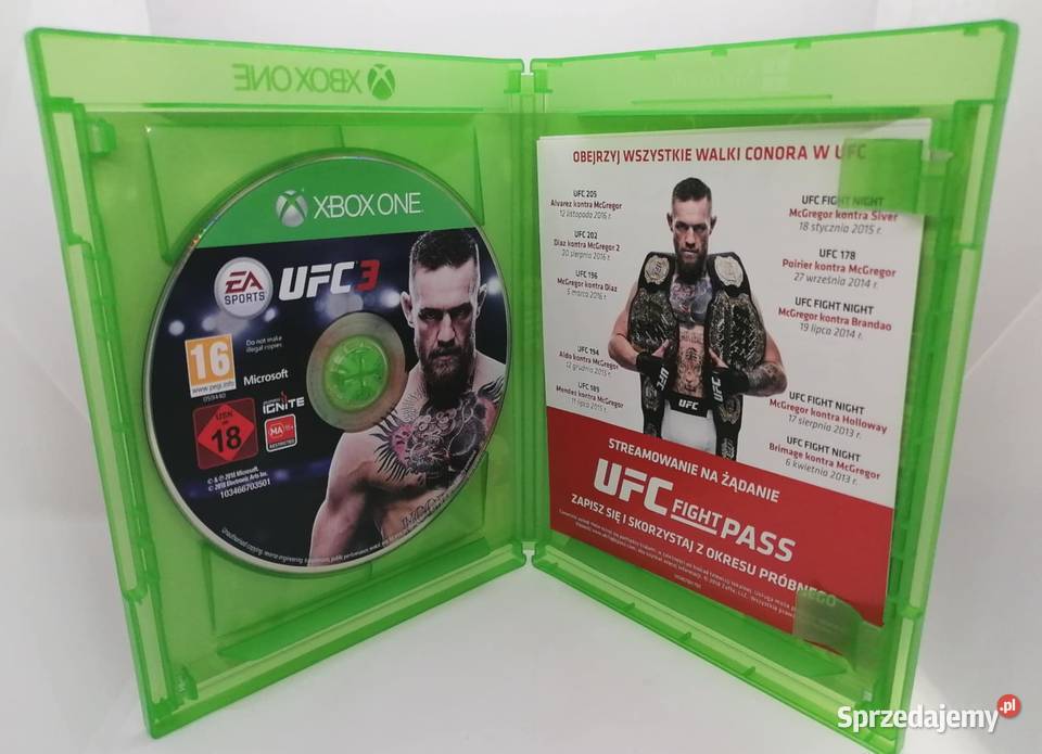 Gra UFC 3 Xbox One Elbląg sprzedam