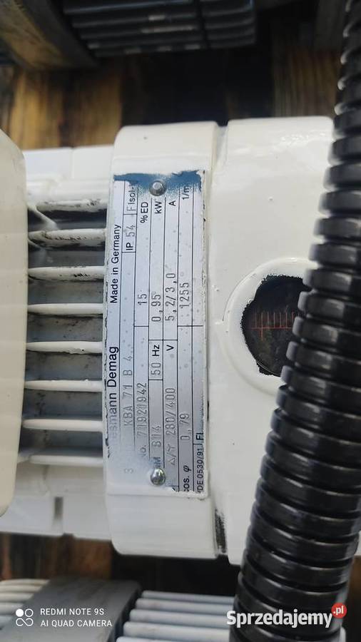motoreduktor Demag KBA 90A4 wielkopolskie Nowy Tomyśl
